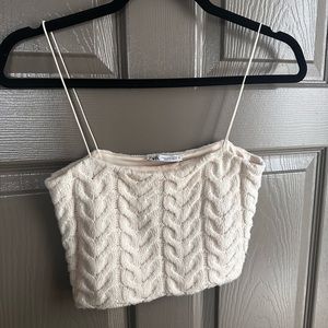 Zara Knit Crop Top - S